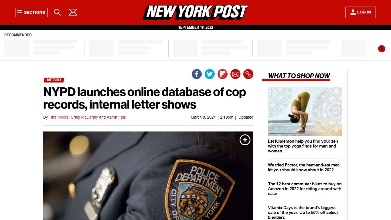 NYPD launches searchable online database of cop records - New York Post